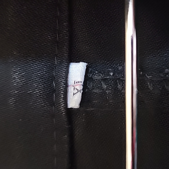 EUC Revolution: Denim full-zip Bomber Jacket, Black w/ White-graphic, Men's XL - Picture 5 of 7